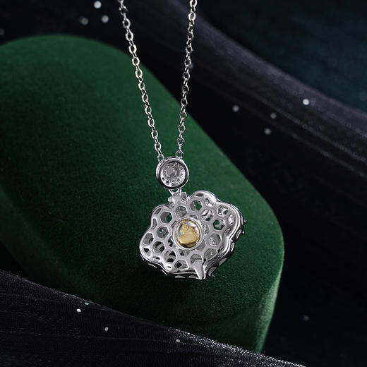 子佩集S925银【葫芦赐福】套链【DZ06386】纯银古法银翡翠（可打开）项链2408 商品图2