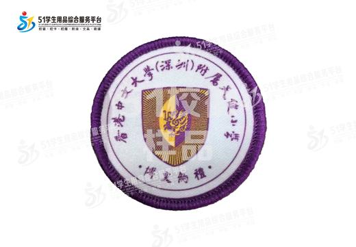 通版香港中文大学（深圳）附属天健小学织唛校徽布可缝烫现货发51 商品图0