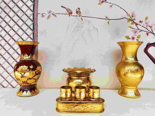 供具系列——【果盘  供水杯  香炉  花瓶】 商品图1