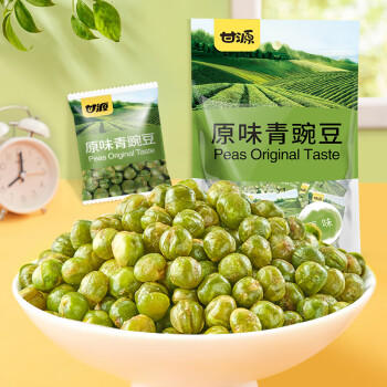 甘源牌 原味青豌豆285g青豆豌豆酥脆坚果炒货休闲零食独立小包装 商品图5