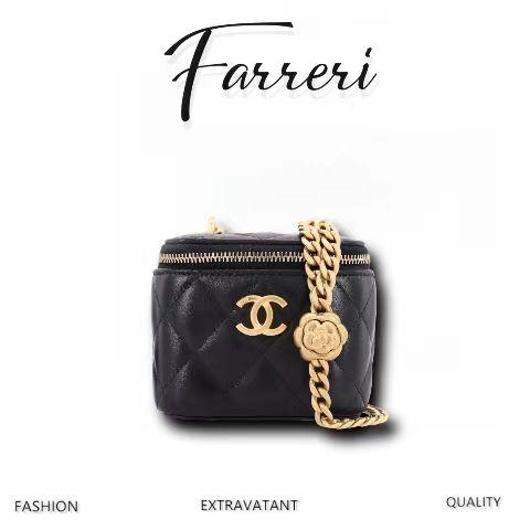 3色！香奶奶 23s 3色春夏新款 山茶花调节扣 小盒子 金球 商品图0