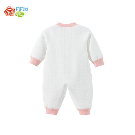 贝贝怡【7A抑菌】2024秋冬新款婴幼连体服舒适保暖侧开哈衣爬服ZB4DL053 商品图7