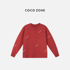 COCO ZONE 100棉简约纯色圆领休闲女士卫衣CC2C1863 商品缩略图0