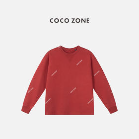 COCO ZONE 100棉简约纯色圆领休闲女士卫衣CC2C1863