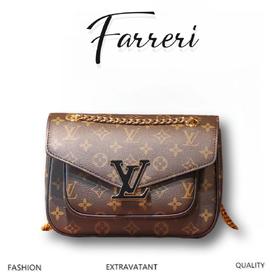 驴家M45592 翻盖邮差链条包𝐏𝐀𝐒𝐒𝐘 