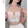 性感马甲内衣 薄款纯欲风 小胸聚拢内衣女 性感蕾丝边 收副乳防下垂 无钢圈文胸套装 商品缩略图3