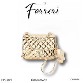 香奶奶 新款 亮面漆皮星星包  24C