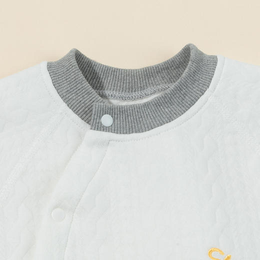 贝贝怡【7A抑菌】2024秋冬新款婴幼连体服舒适保暖侧开哈衣爬服ZB4DL053 商品图12