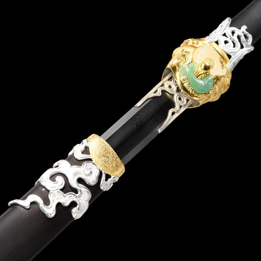 逍遥剑 沈州作品 汉剑唐剑龙泉沈广隆宝剑 全手工传统宝剑 未开刃 商品图2