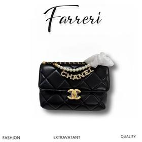 香奶奶 24A珍珠链条包