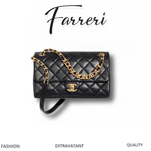 香奶奶 23p 字母链条口盖包 商品图0