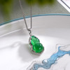 子佩集S925银【念福】套链【YHTL004】纯银绿玉髓葫芦项链2408 商品缩略图1