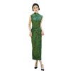 SYK66590 时尚改良新中式长款绿色无袖旗袍2024夏季新款年轻女士旗袍 商品缩略图4