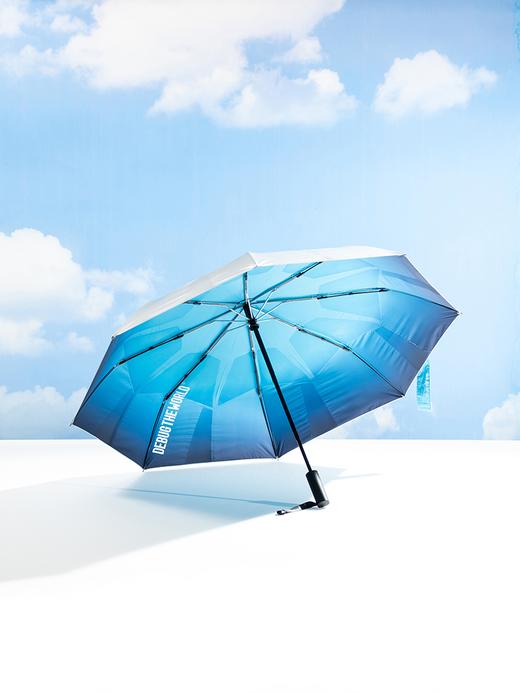 秒收晴雨 “ 小蓝伞 ”   遮雨防晒两用 商品图0