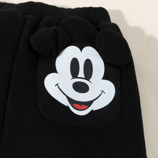 迪士尼【加厚保暖棉裤】冬装新款男童装中小童松紧腰长裤儿童束脚休闲裤ZD4DK025 商品图7