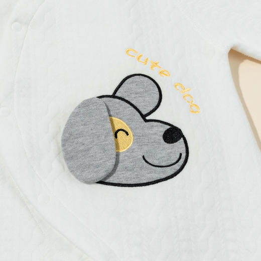 贝贝怡【7A抑菌】2024秋冬新款婴幼连体服舒适保暖侧开哈衣爬服ZB4DL053 商品图11