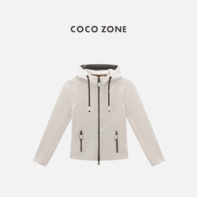 COCO ZONE 双头拉链连帽休闲外套百搭长袖上衣CC1C1599