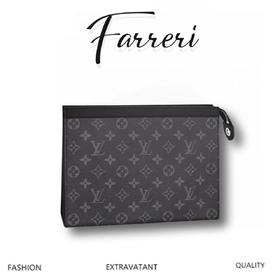 2颜色！驴家M61692 Pochette Voyage手拿包黑色/老花  洗漱包 老板必备