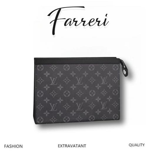 2颜色！驴家M61692 Pochette Voyage手拿包黑色/老花  洗漱包 老板必备 商品图0