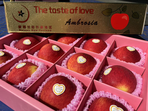 【新西兰Ambrosia水蜜桃苹果礼盒】一颗苹果自带水蜜桃清香 脆脆甜甜 颜值在线 商品图2