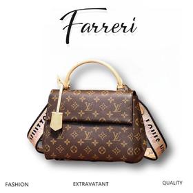 驴家 M46372 老花满印单肩斜挎手提包𝐂𝐋𝐔𝐍𝐘 𝐁𝐁