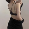 粉豹纹蕾丝内衣女 加厚显大小胸聚拢文胸 无钢圈舒适性感前扣式胸罩蕾丝美背内衣女 商品缩略图2