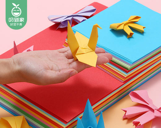 绿熊儿童手工彩纸套装/1套（折纸250张+硬卡纸12张+剪刀1把） 商品图4