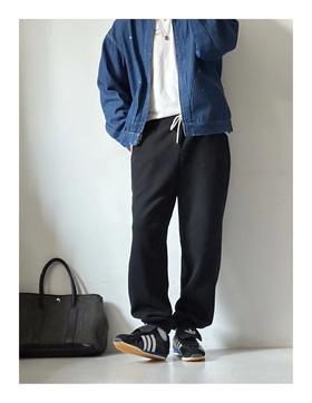 口碑好裤人手毕备，版型面料UP  通勤拼接针织卫裤 wk734