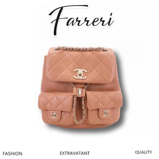 香奶奶 23P新款 Duma双肩包 牛皮 Mini焦糖 商品图0