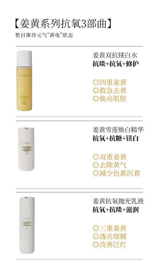 姜黄雪莲焕白精华（购买页面） 商品图5