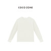 COCO ZONE 100绵羊毛长袖针织衫纯色圆领上衣CC2C1329 商品缩略图2