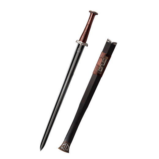 星辰汉剑 沈州作品 汉剑唐剑龙泉沈广隆宝剑 全手工传统宝剑 未开刃 商品图6