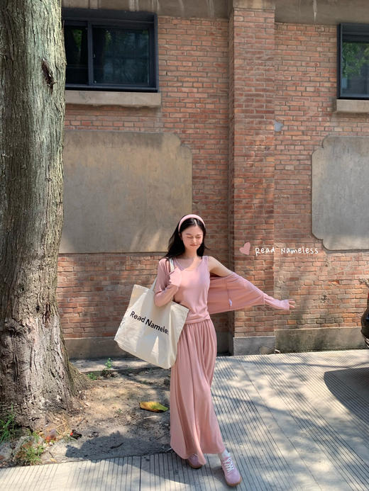 Read Nameless /2024版宽松皮粉 奶皮三件套 商品图4