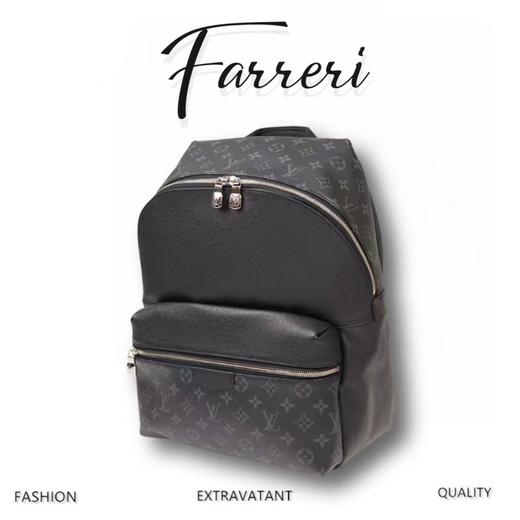 驴家 Discovery大号双肩包 黑花 商品图0