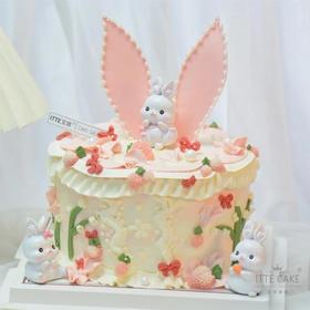 兔子的小花园 精灵兔兔，可可爱爱～纯动物奶油，口味可选