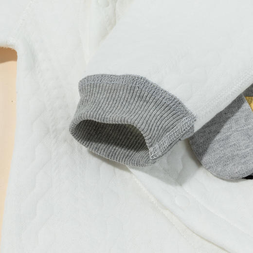 贝贝怡【7A抑菌】2024秋冬新款婴幼连体服舒适保暖侧开哈衣爬服ZB4DL053 商品图9