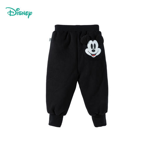迪士尼【加厚保暖棉裤】冬装新款男童装中小童松紧腰长裤儿童束脚休闲裤ZD4DK025 商品图12