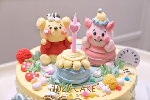 1027CAKE |  立体奶油霜蛋糕  维尼熊 皮杰猪（请提前2天） 商品图3