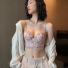 内衣女小胸聚拢纯欲风收副乳防下垂调整型法式蕾丝无钢圈文胸套装 商品缩略图4