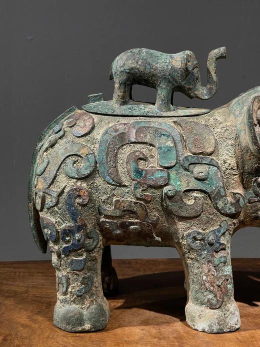 青铜龙凤饕餮纹大象尊，顺丰包邮 商品图7