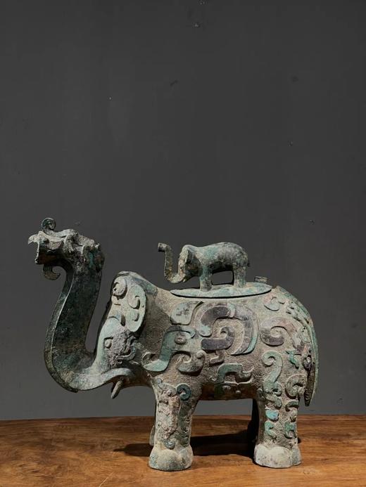 青铜龙凤饕餮纹大象尊，顺丰包邮 商品图4