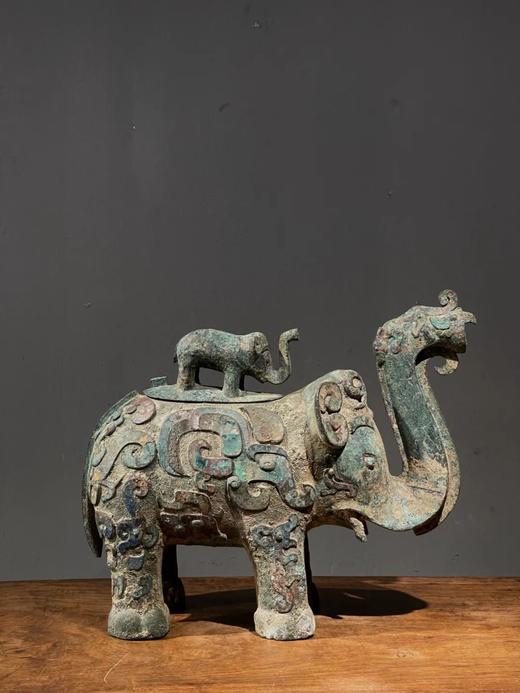 青铜龙凤饕餮纹大象尊，顺丰包邮 商品图1