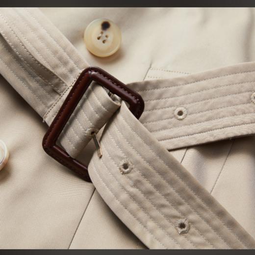 DH3C2KD777【赞之拓】经典显瘦英伦气质风衣-短款/长款 商品图10