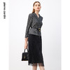 皮尔卡丹女装连衣裙秋季新款商务宴会通勤假两件裙子P3367E3836B3
 商品缩略图1