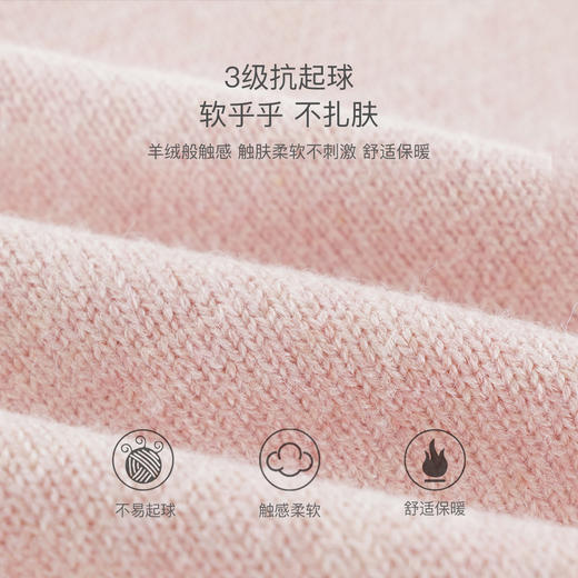 【3级抗起球】马克珍妮女童立体蝴蝶结毛衣宝宝针织衫秋冬241691 商品图2