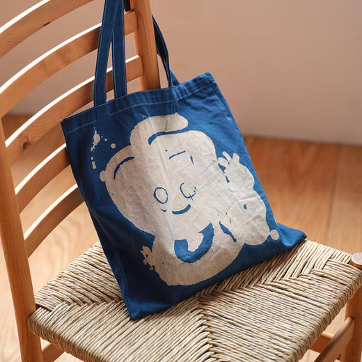 “异乡人”蓝染帆布袋 商品图0