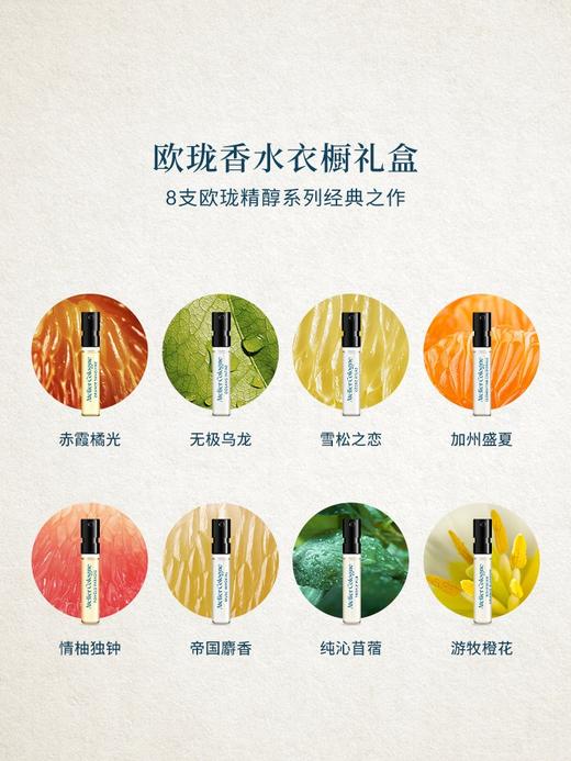 欧珑香水衣橱礼盒无极乌龙赤霞橘光持久留香2ml*8 【有效期】：2028年7月 商品图2