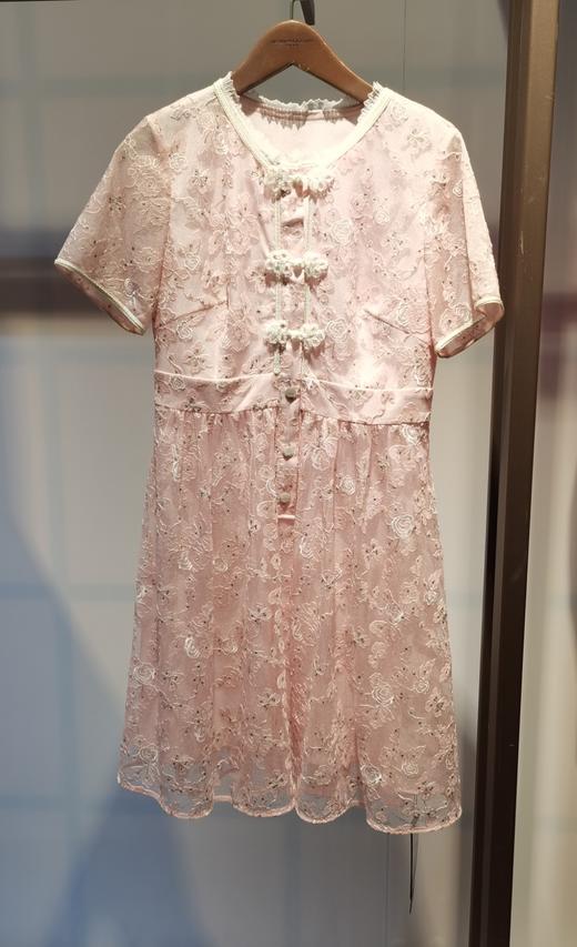 水红色连衣裙HJ2S43 商品图0