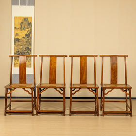 二十世纪 黄花梨灯挂椅成堂（一堂四件）