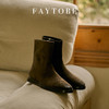 FAYTOBE “金盏”极简绒面小踝靴 商品缩略图8